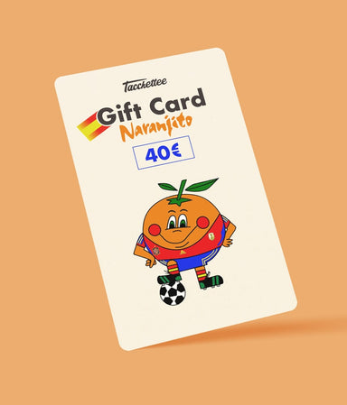 GIFT CARD Naranjito 40 - Tacchettee