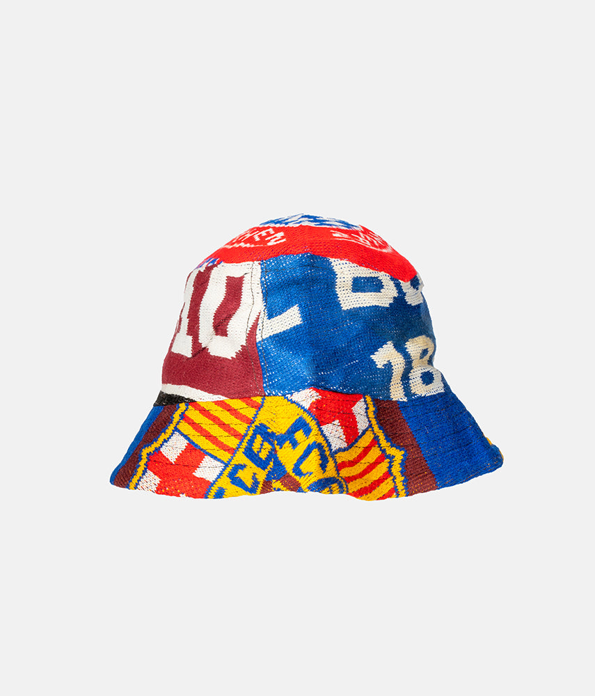 <tc>RECUPERO 1of25 Pre-loved scarves custom bucket hat</tc>