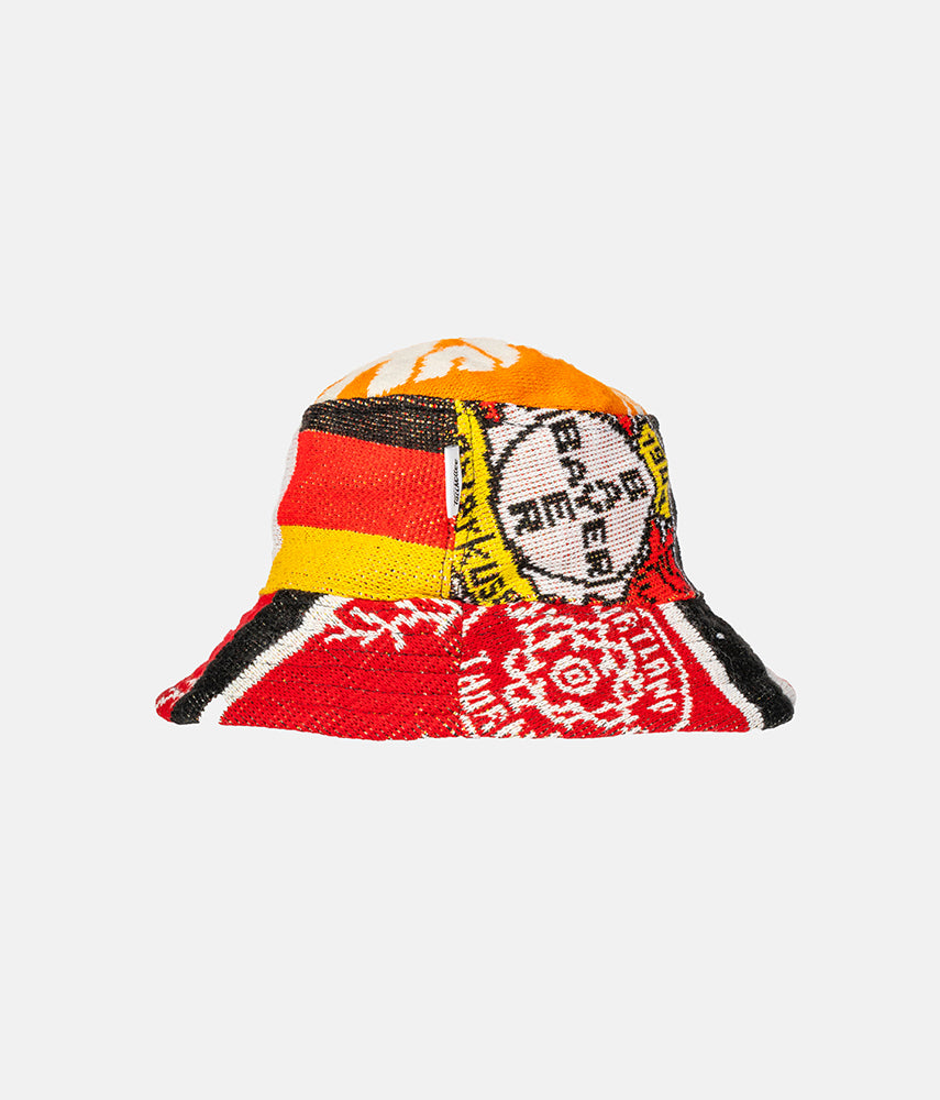 <tc>RECUPERO 2of25 Pre-loved scarves custom bucket hat</tc>