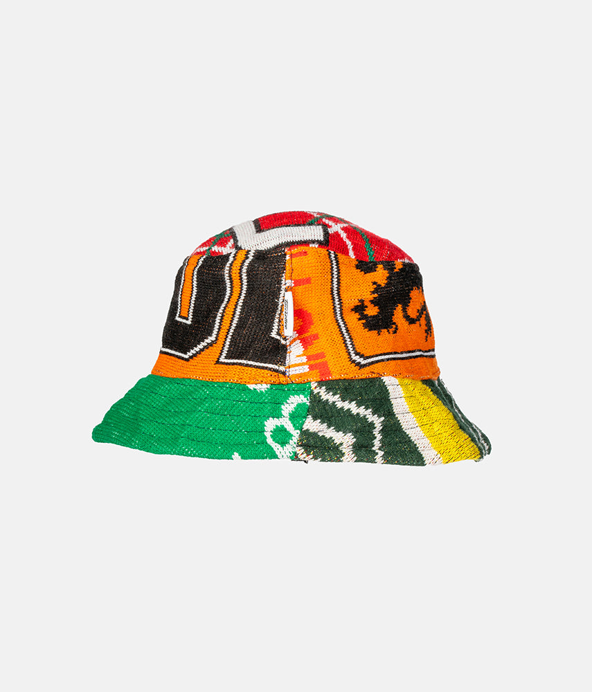 <tc>RECUPERO 3of25 Pre-loved scarves custom bucket hat</tc>