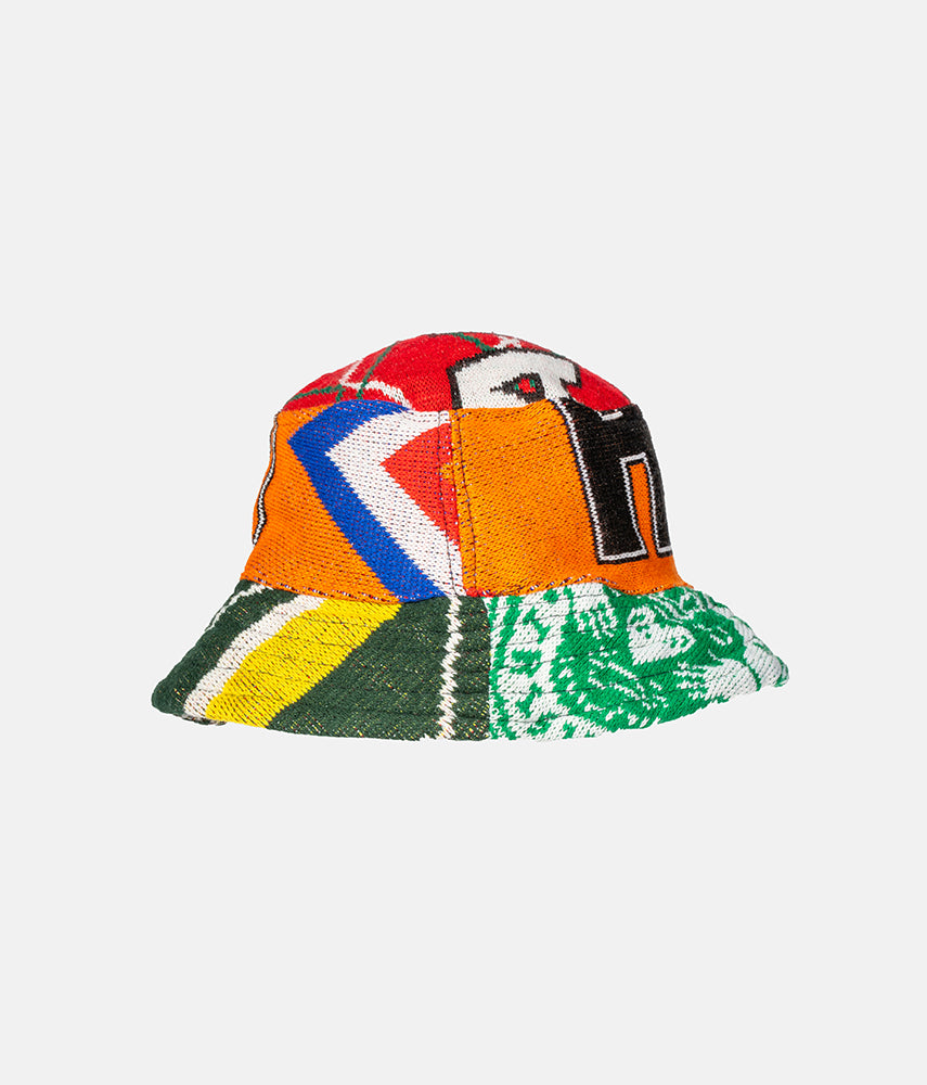 RECUPERO 3di25 Pre-loved scarves custom bucket hat