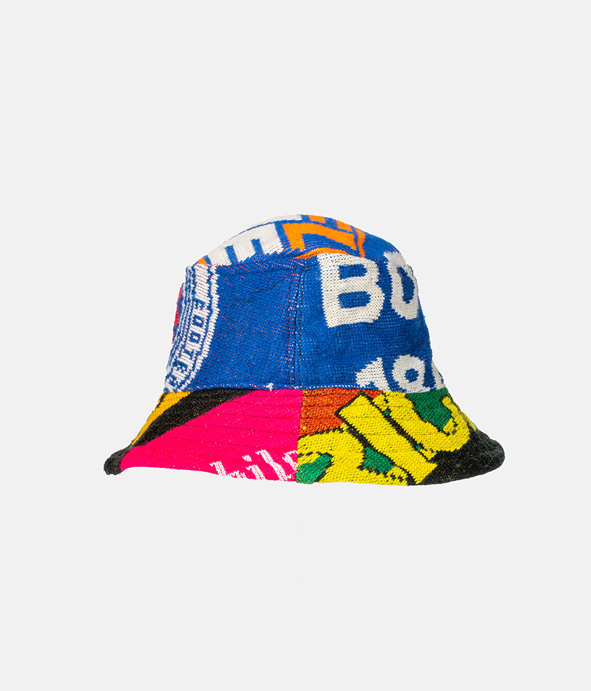 <tc>RECUPERO 4of25 Pre-loved scarves custom bucket hat</tc>