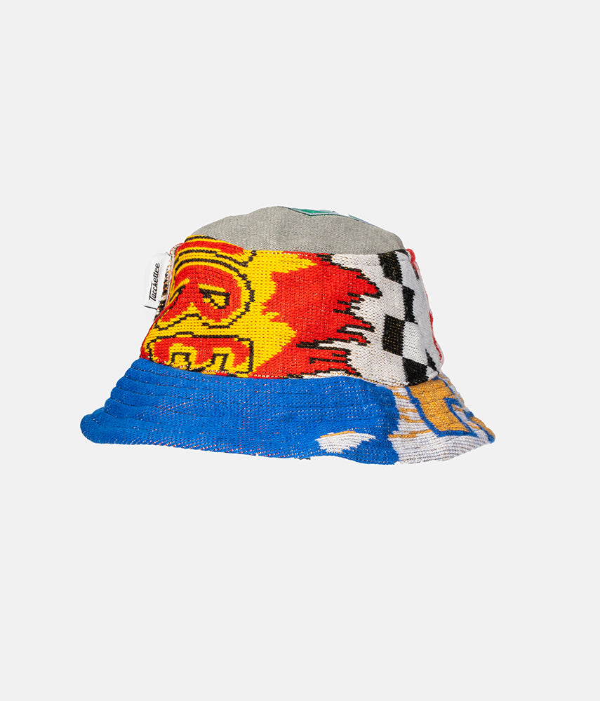 RECUPERO 6di25 Pre-loved scarves custom bucket hat