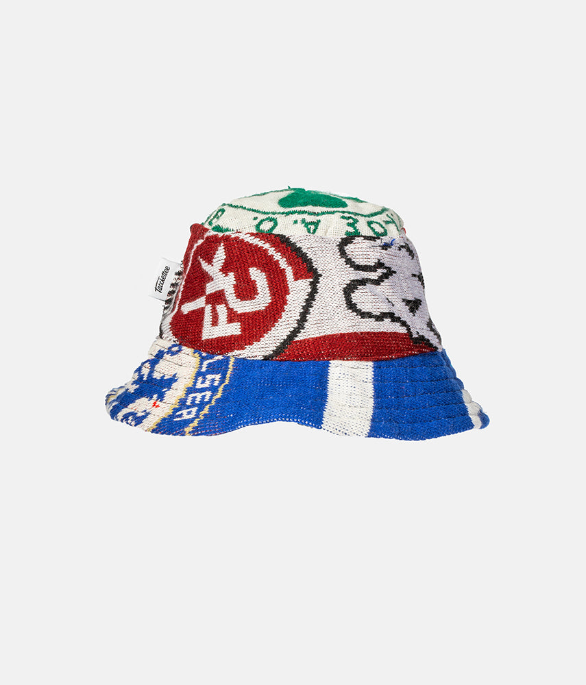 <tc>RECUPERO 8of25 Pre-loved scarves custom bucket hat</tc>