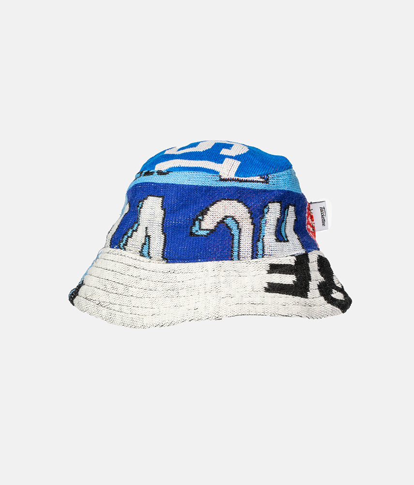 <tc>RECUPERO 9of25 Pre-loved scarves custom bucket hat</tc>