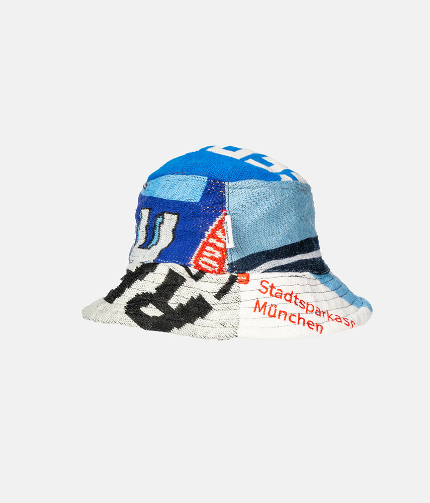 <tc>RECUPERO 9of25 Pre-loved scarves custom bucket hat</tc>