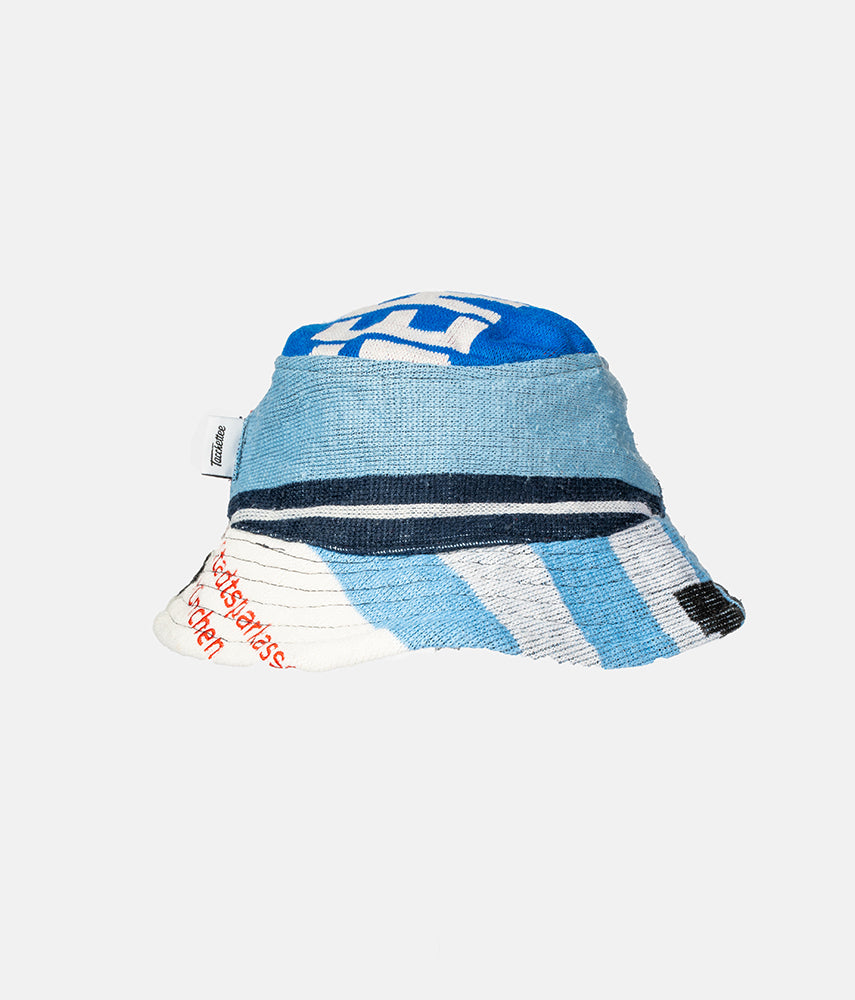 <tc>RECUPERO 9of25 Pre-loved scarves custom bucket hat</tc>