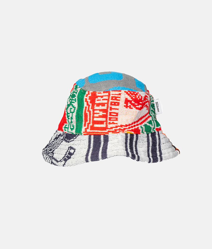 <tc>RECUPERO 10of25 Pre-loved scarves custom bucket hat</tc>