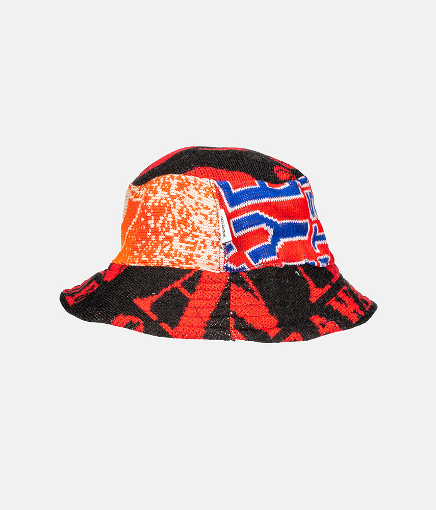 <tc>RECUPERO 12of25 Pre-loved scarves custom bucket hat</tc>