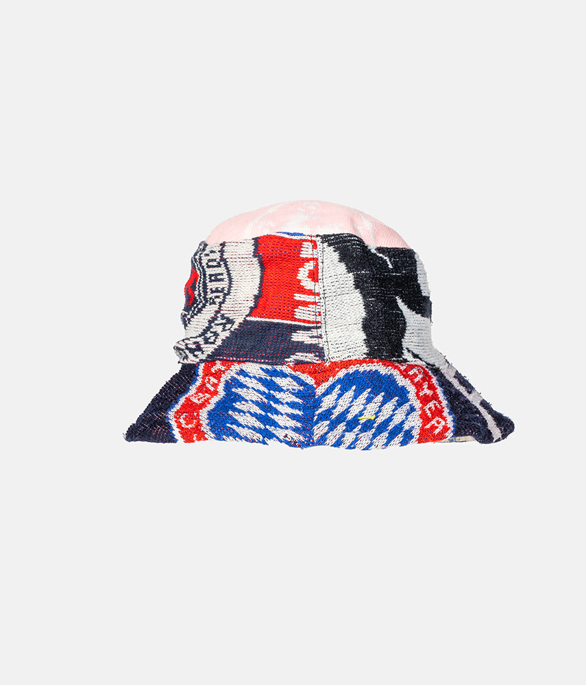 RECUPERO 14di25 Pre-loved scarves custom bucket hat