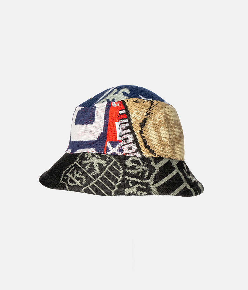 <tc>RECUPERO 13of25 Pre-loved scarves custom bucket hat</tc>