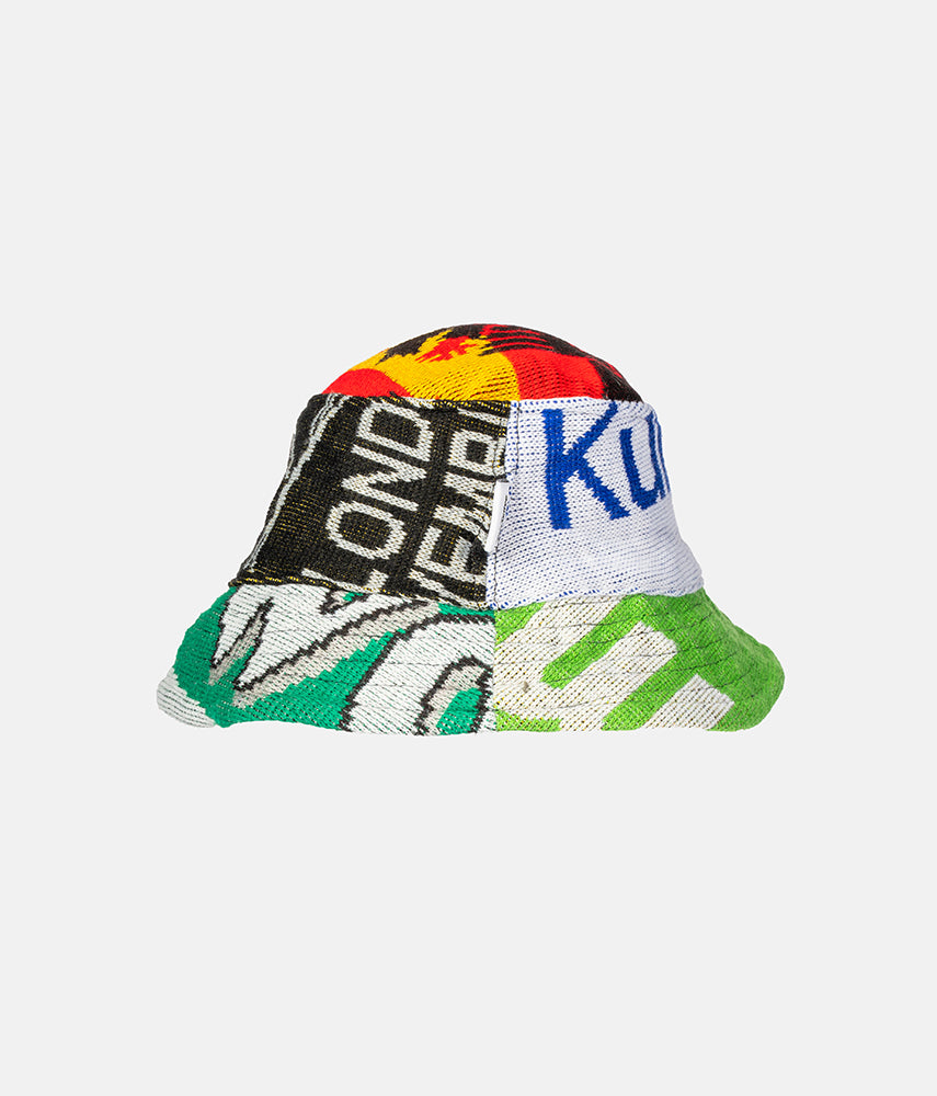 RECUPERO II, 25di25 Pre-loved scarves custom bucket hat