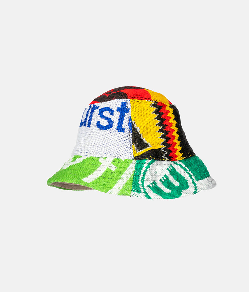 <tc>RECUPERO 16of25 Pre-loved scarves custom bucket hat</tc>