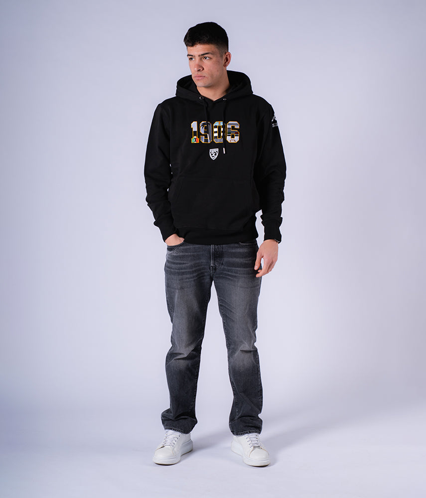1906 Felpa cappuccio Spezia x Kappa x Tacchettee