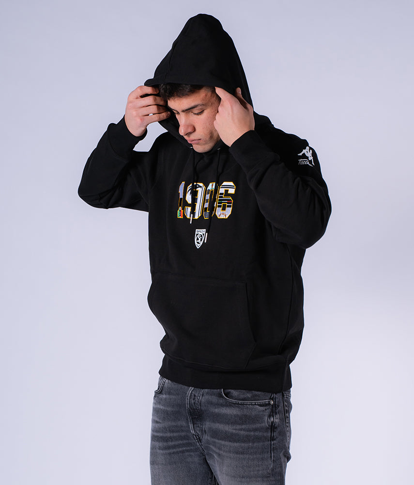 1906 Felpa cappuccio Spezia x Kappa x Tacchettee