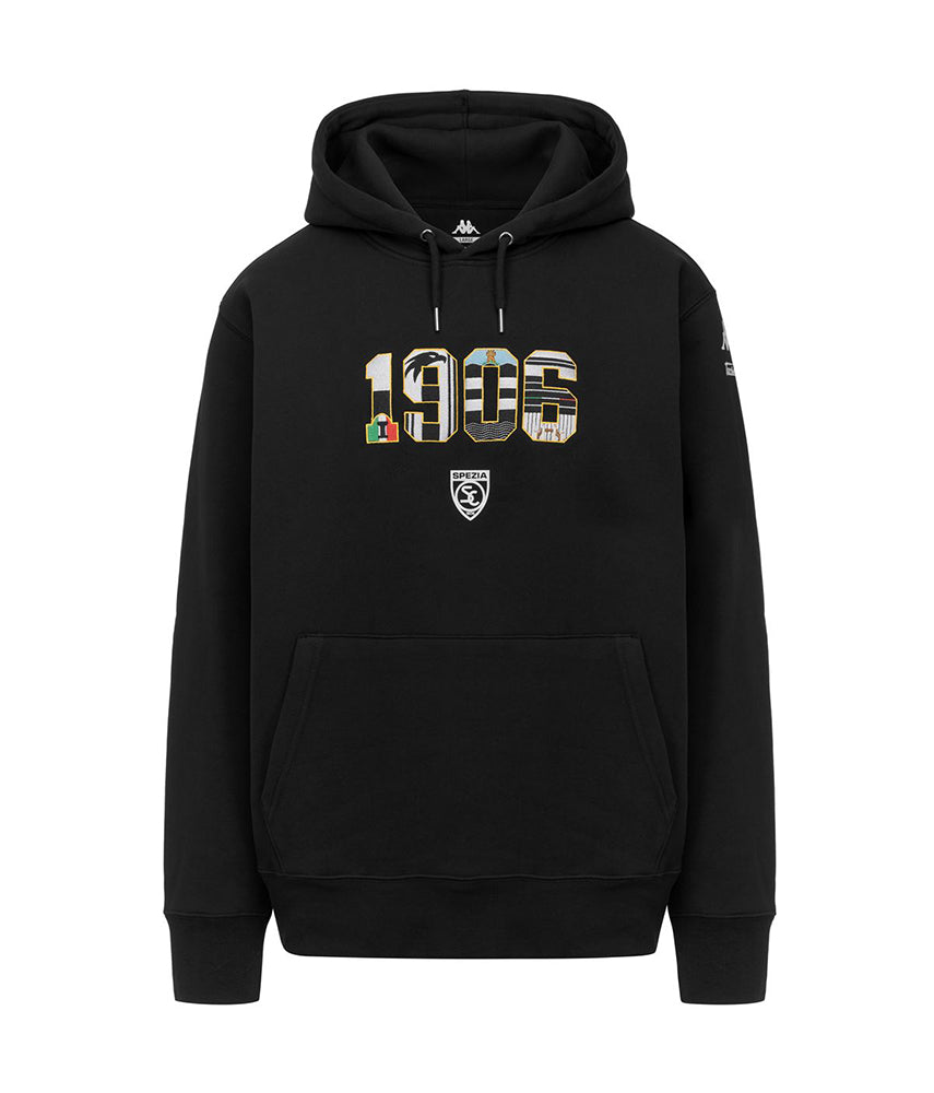 1906 Felpa cappuccio Spezia x Kappa x Tacchettee
