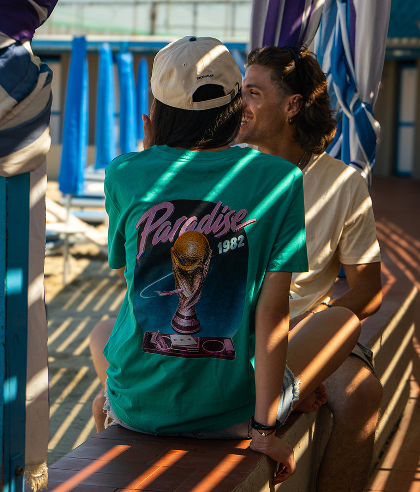 1982: PARADISE T-shirt stampata