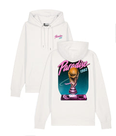 1982: PARADISE Felpa Cappuccio - Off White