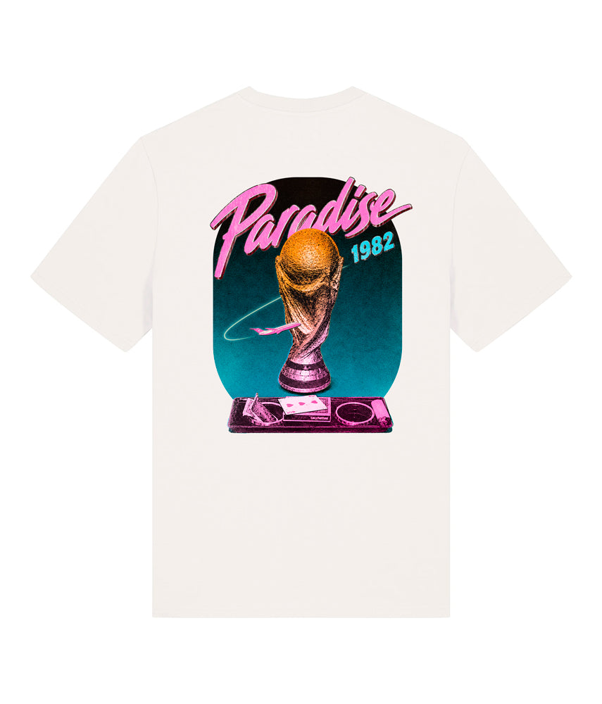 1982: PARADISE T-shirt stampata