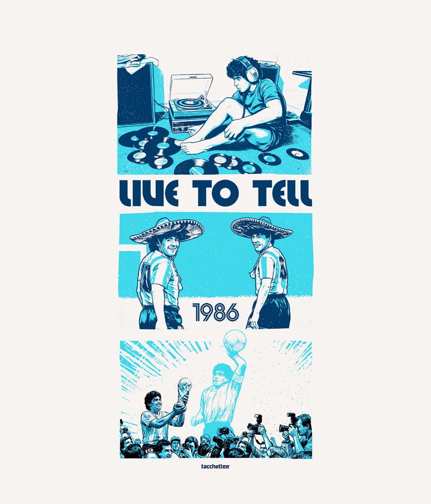 1986: LIVE TO TELL T-shirt stampata