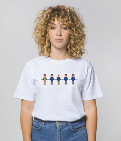 Abbracciamoci forte - Tacchettee X CALCIATORIBRUTTI T-shirt stampata - Tacchettee