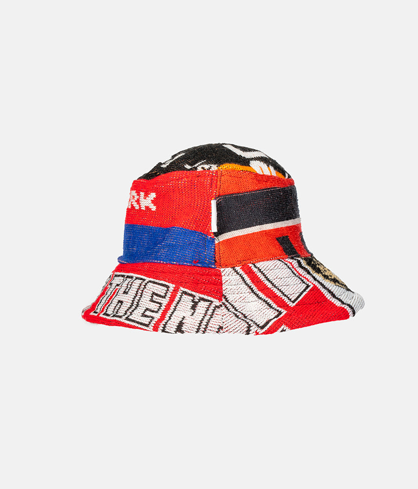 <tc>RECUPERO 20of25 Pre-loved scarves custom bucket hat</tc>