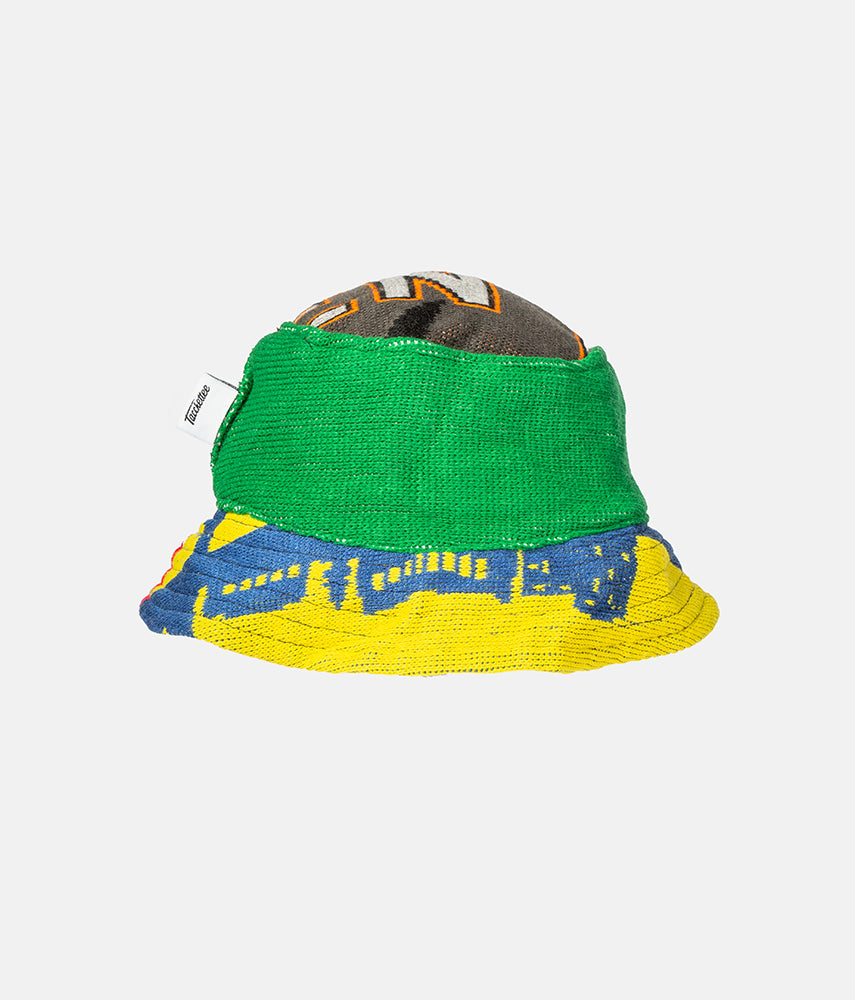 <tc>RECUPERO II, 1of25 Pre-loved scarves custom bucket hat</tc>