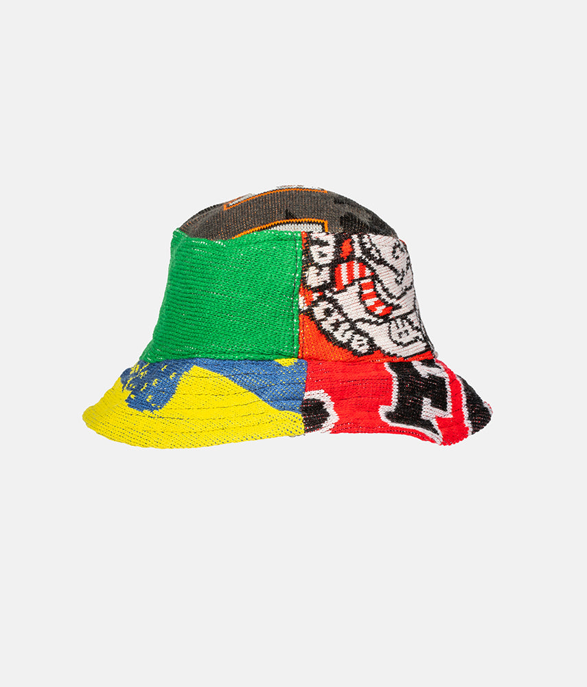 <tc>RECUPERO II, 1of25 Pre-loved scarves custom bucket hat</tc>