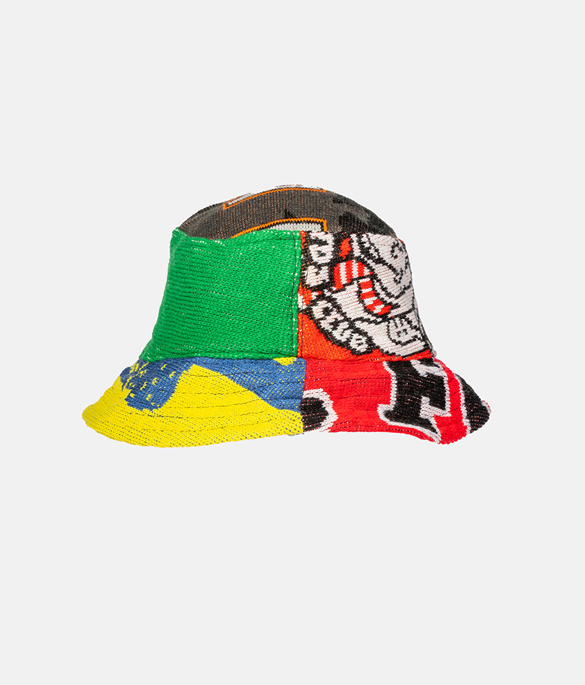 RECUPERO II, 1di25 Pre-loved scarves custom bucket hat