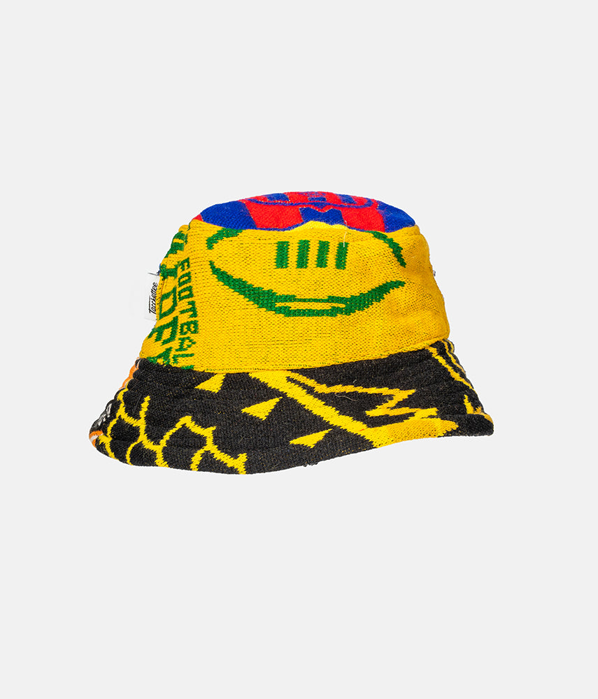 RECUPERO 24di25 Pre-loved scarves custom bucket hat