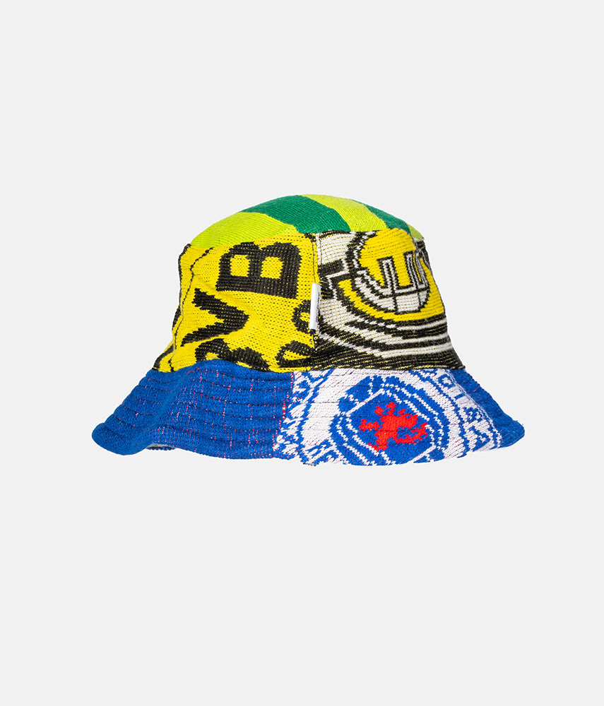 <tc>RECUPERO 23of25 Pre-loved scarves custom bucket hat</tc>