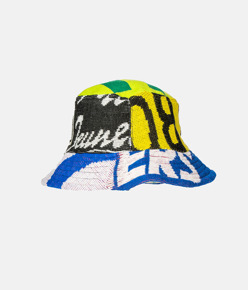 RECUPERO 23di25 Pre-loved scarves custom bucket hat