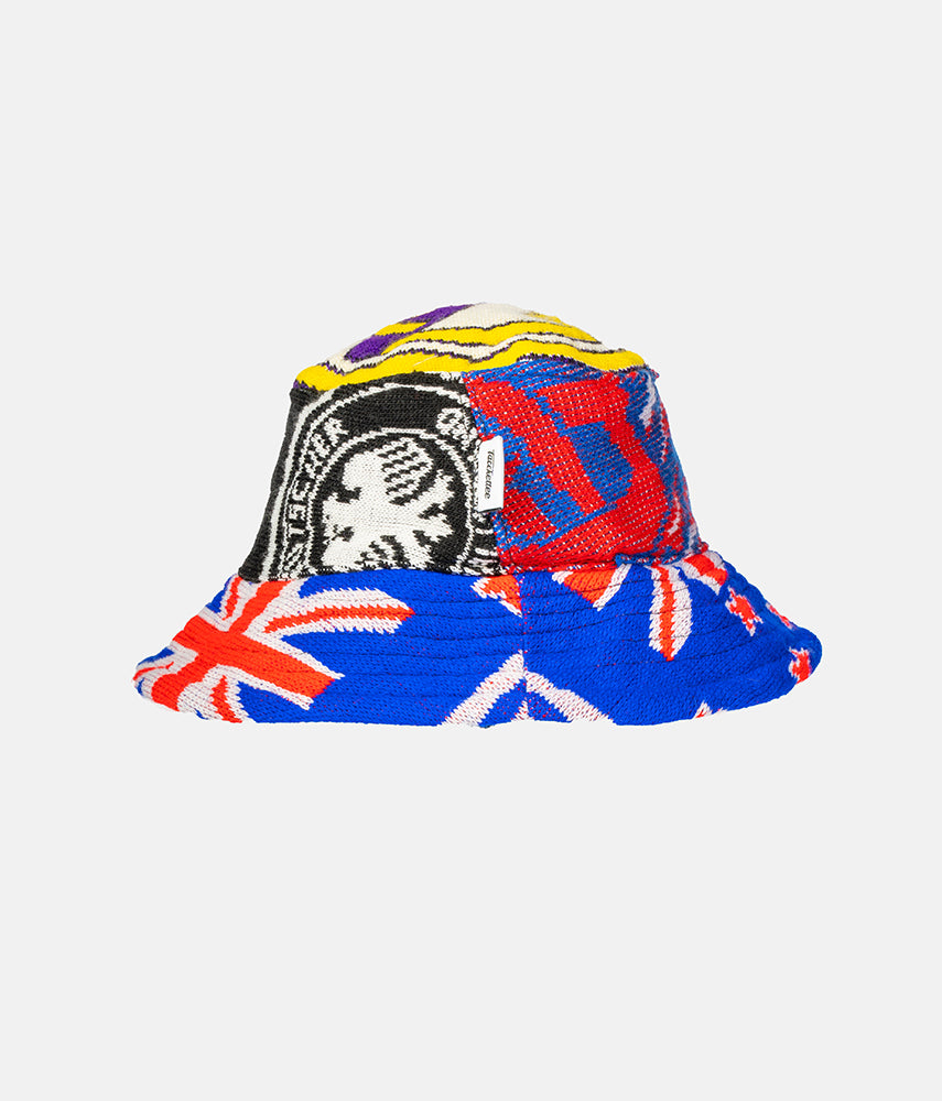 <tc>RECUPERO II, 4of25 Pre-loved scarves custom bucket hat</tc>