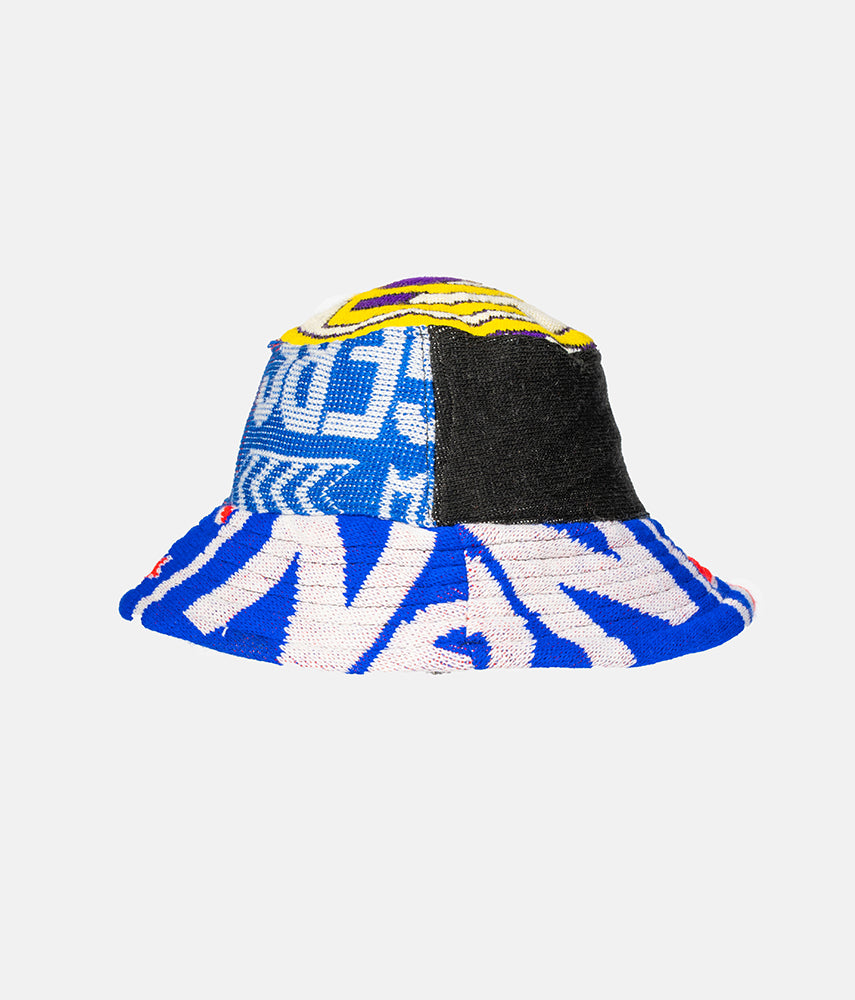 RECUPERO II, 4di25 Pre-loved scarves custom bucket hat