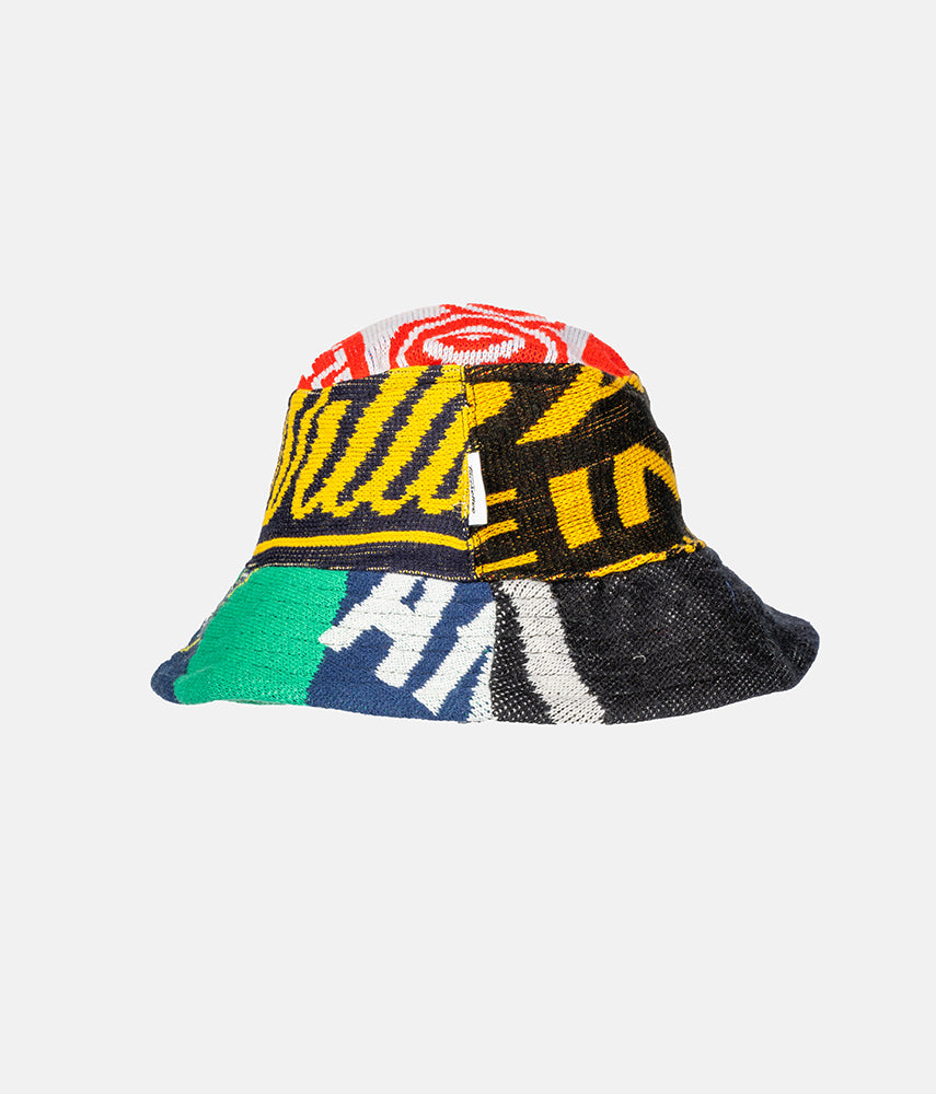 RECUPERO II, 5di25 Pre-loved scarves custom bucket hat