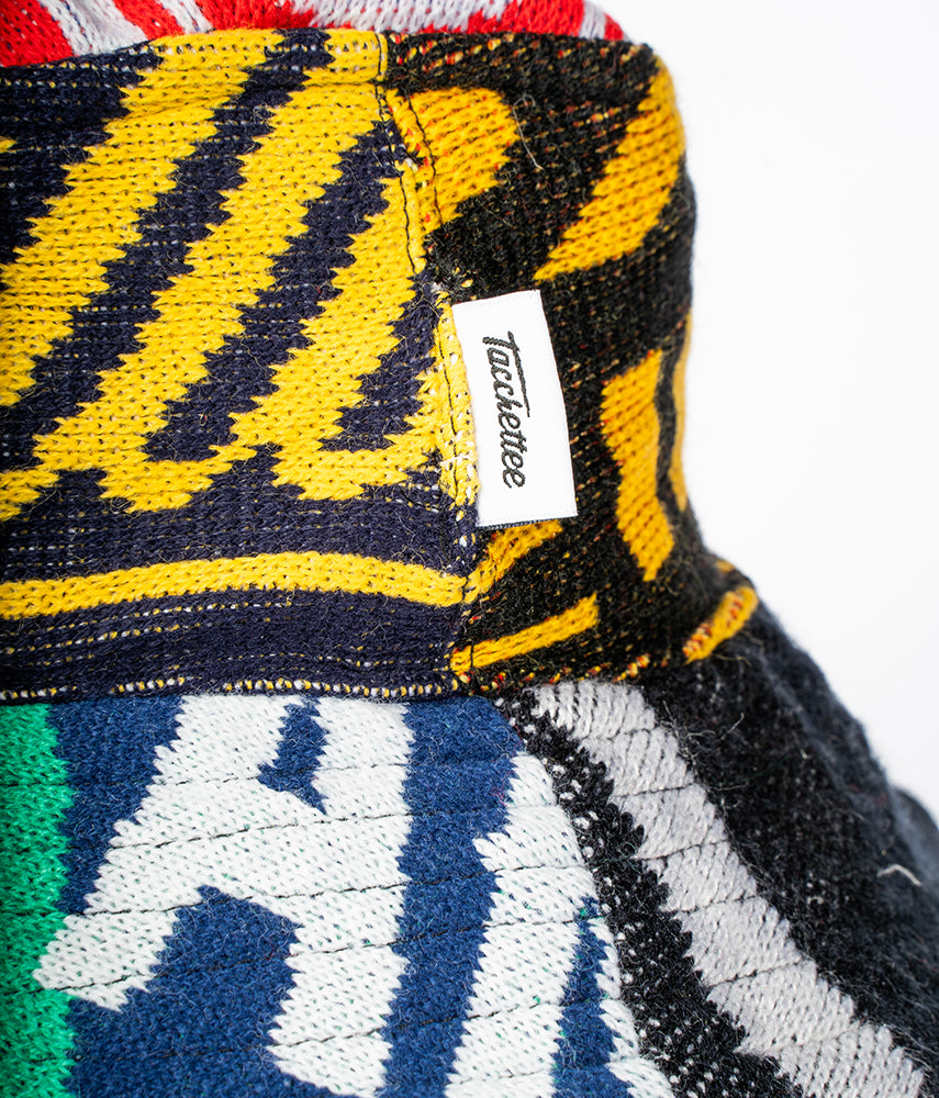 RECUPERO II, 5di25 Pre-loved scarves custom bucket hat