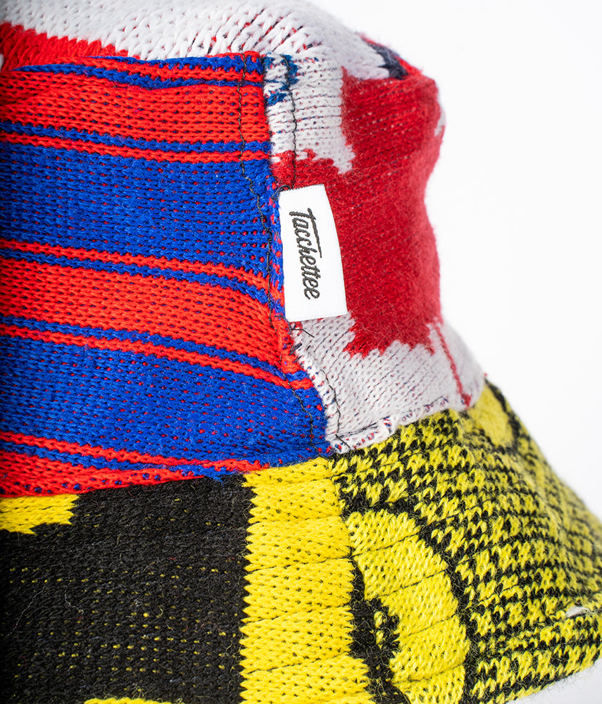 RECUPERO II, 6di25 Pre-loved scarves custom bucket hat