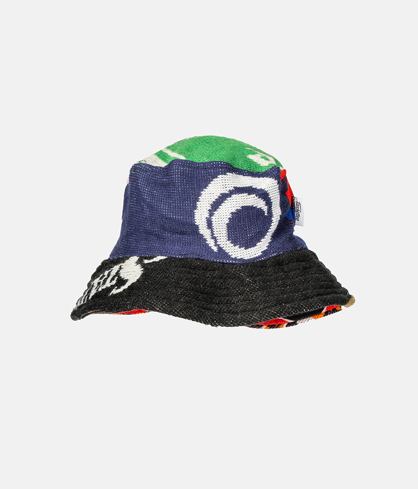 RECUPERO II, 7di25 Pre-loved scarves custom bucket hat