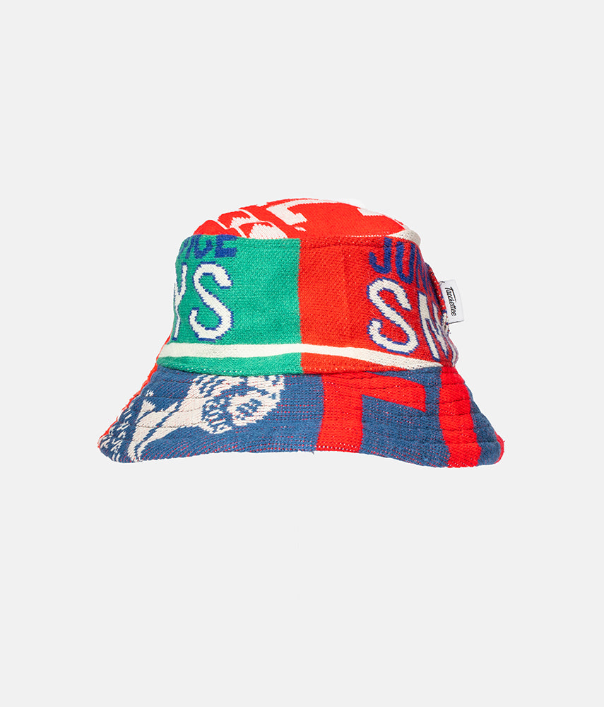 <tc>RECUPERO II, 8of25 Pre-loved scarves custom bucket hat</tc>