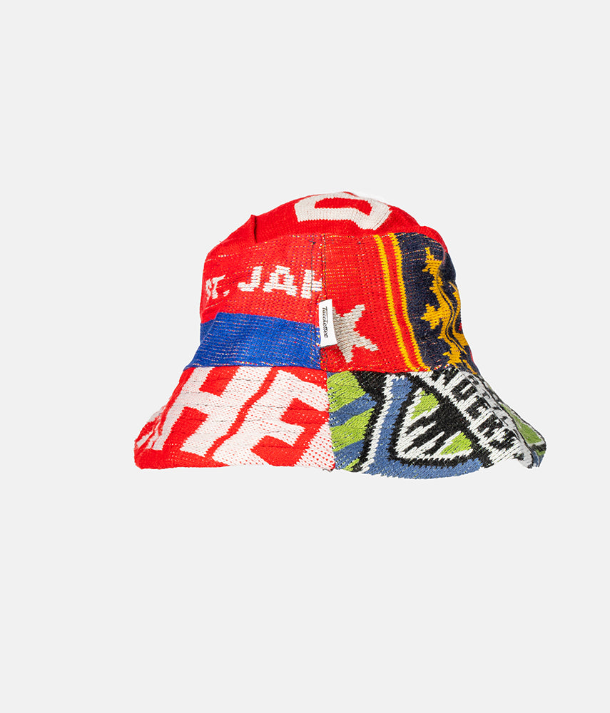 <tc>RECUPERO II, 9of25 Pre-loved scarves custom bucket hat</tc>