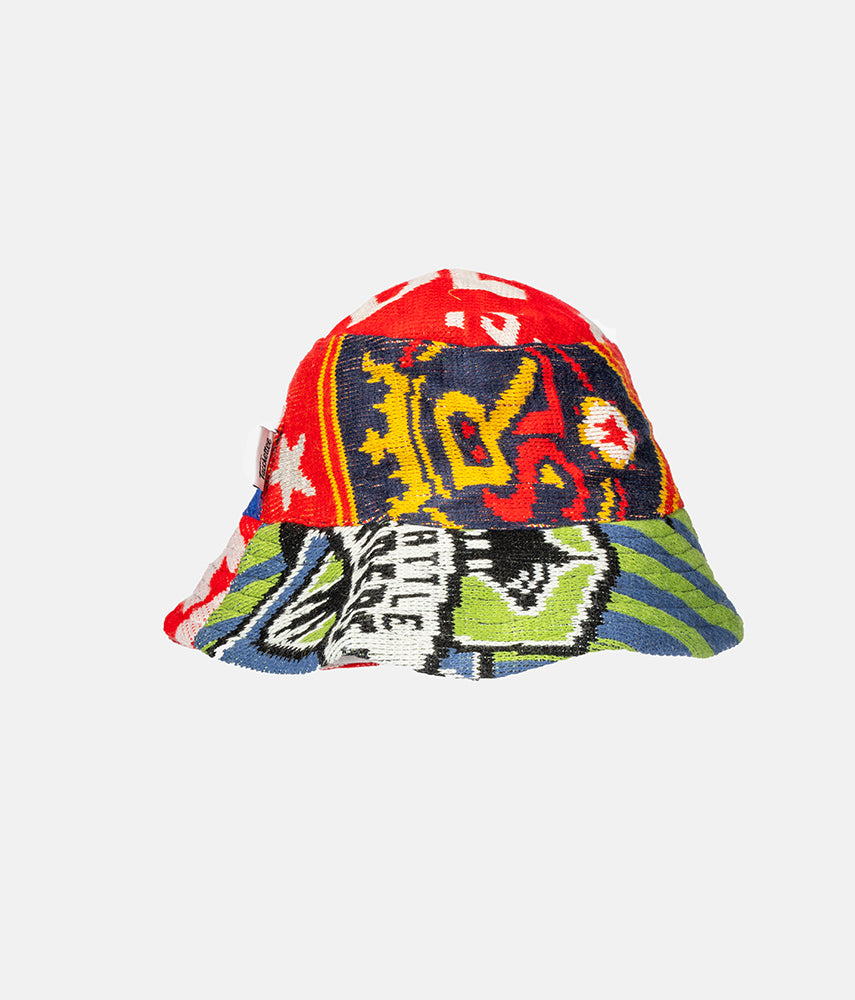 RECUPERO II, 9di25 Pre-loved scarves custom bucket hat