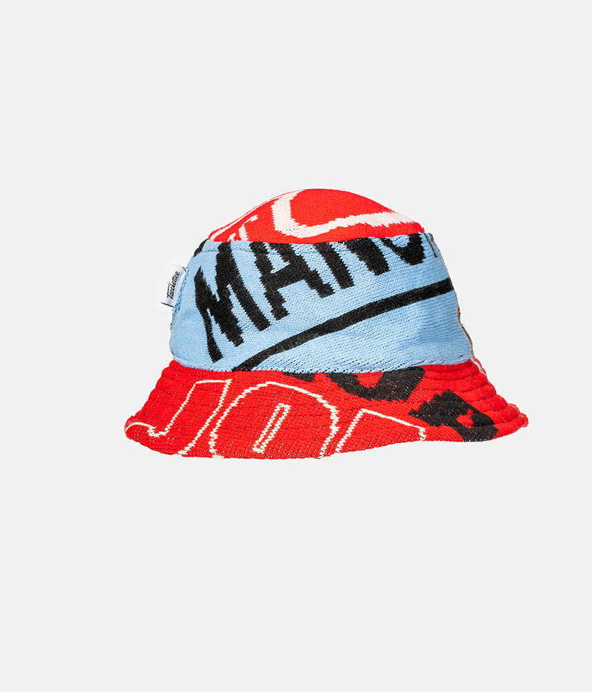 <tc>RECUPERO II, 10of25 Pre-loved scarves custom bucket hat</tc>