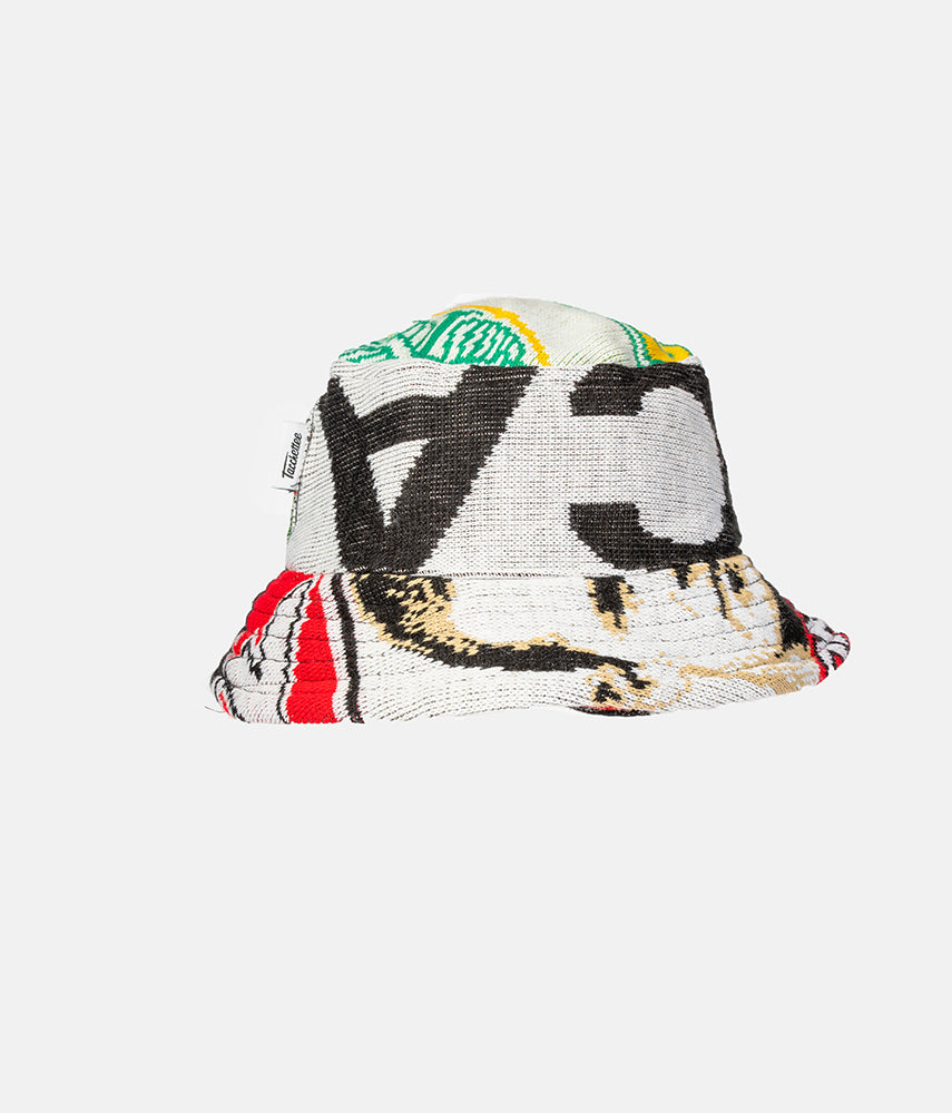 RECUPERO II, 11di25 Pre-loved scarves custom bucket hat