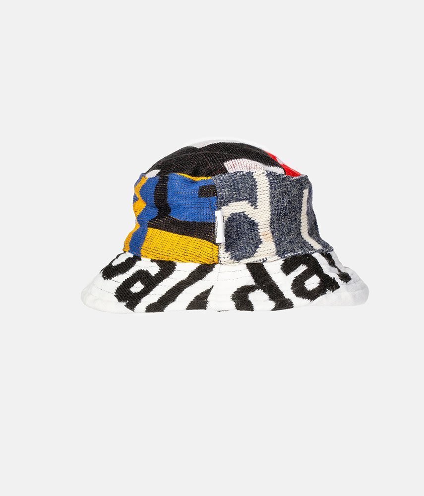 <tc>RECUPERO II, 13of25 Pre-loved scarves custom bucket hat</tc>