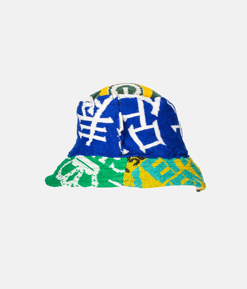 RECUPERO II, 14di25 Pre-loved scarves custom bucket hat