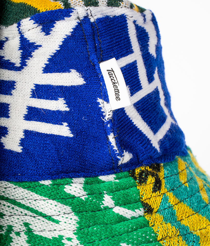 RECUPERO II, 14di25 Pre-loved scarves custom bucket hat