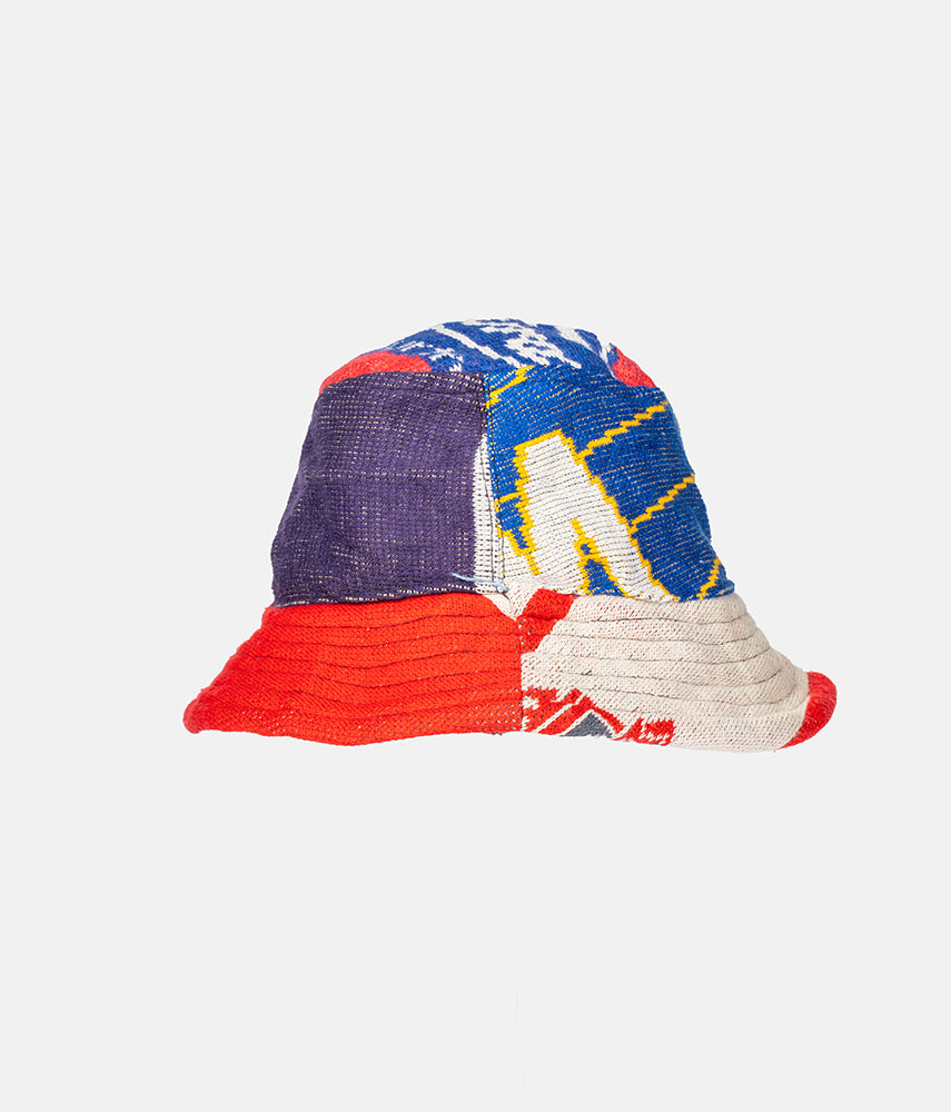 <tc>RECUPERO II, 15of25 Pre-loved scarves custom bucket hat</tc>