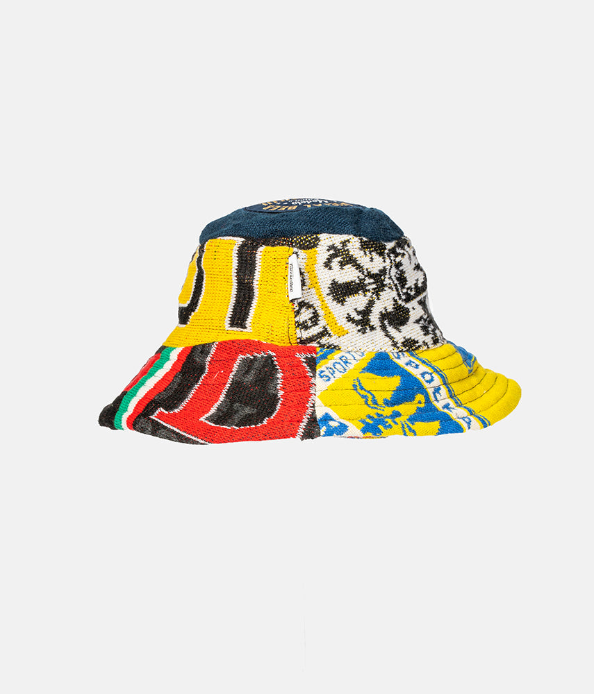 <tc>RECUPERO II, 16of25 Pre-loved scarves custom bucket hat</tc>