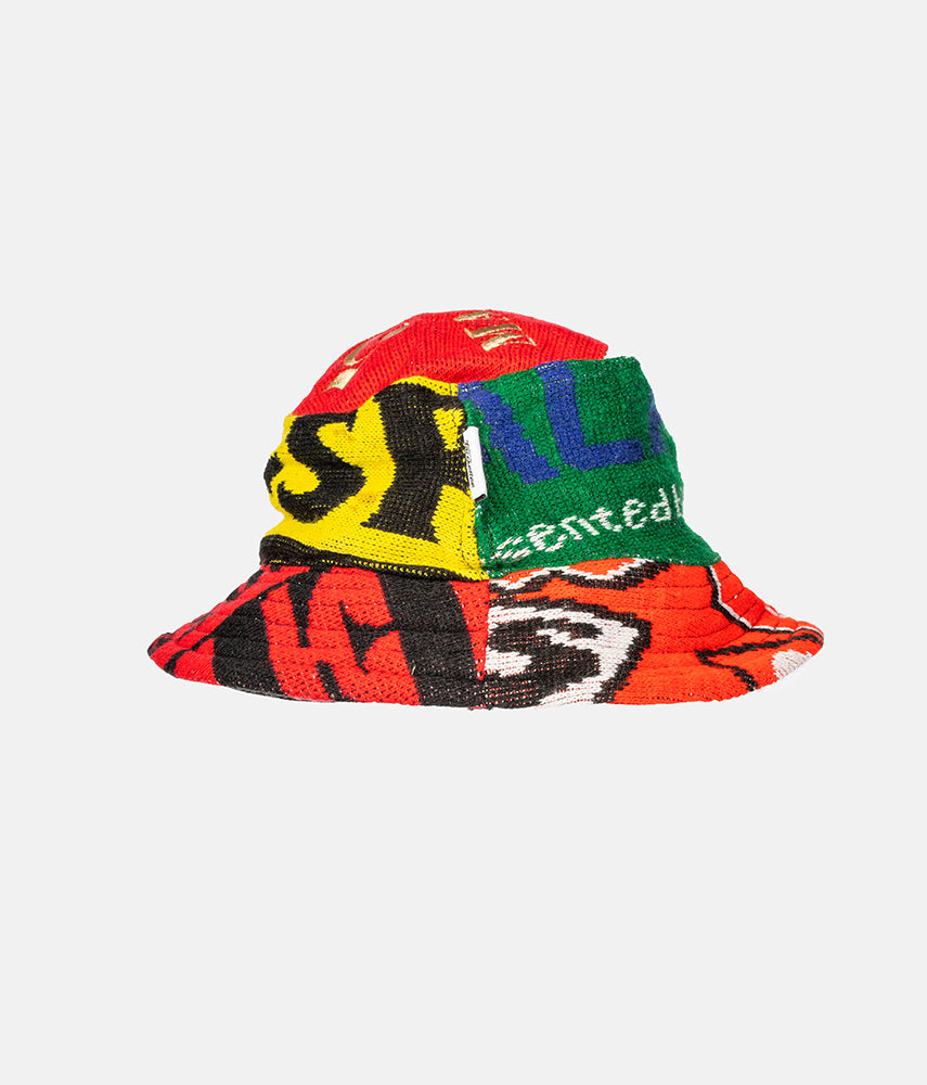 RECUPERO II, 18di25 Pre-loved scarves custom bucket hat