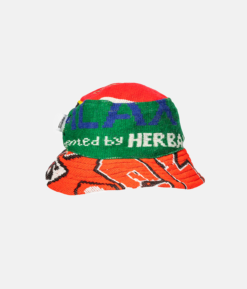 RECUPERO II, 18di25 Pre-loved scarves custom bucket hat